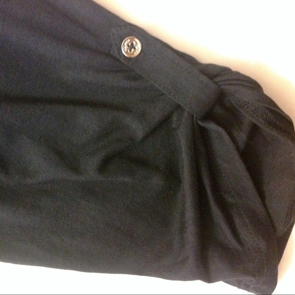 NEW Nautica Rich NAVY BLUE 100% Cotton Top XXL 3/4 SLEEVE - Picture 8 of 8